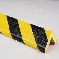 Protective Bumper Guards - Style F - Black/Yellow - Polyurethane Foam - 39  3/8 in long